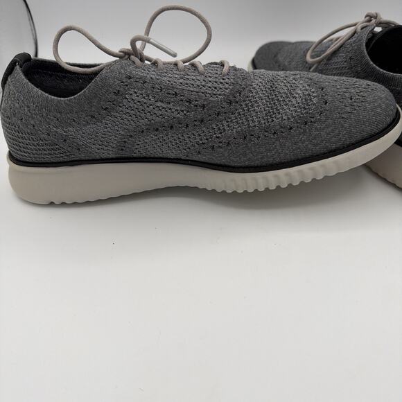 Cole Haan Shoes Mens Size 910 Oxford Zerogrand Grand.OS Knit Lightweight Gray - Picture 6 of 13